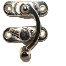 Kuzgun Ticaret Yay Gözü, Ahşap Kutu Klipsi - Küçük 28X33 Mm, Nikel, 100 Adet