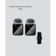 Zero Land Storozal Canlı Yayın ve Video Çekimleri Için Çiftli Kablosuz Yaka Mikrofon