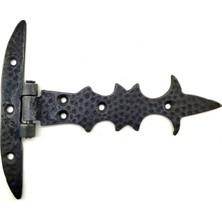 Kuzgun Ticaret Antika Tarz Dekoratif Pirinç Kuyruklu Lale Menteşe - Dar Kasa, Oksit