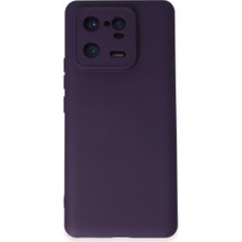 Kuzgun Ticaret Xiaomi Mi 13 Pro Kılıf Nano Içi Kadife Silikon - Mor