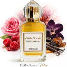 Emilla Grandy Velor – Mandalina,vanilya Orkidesi, Paçuli Kadın Parfüm | Uzun Kalıcı Extrait Parfüm