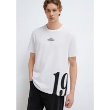 Mavi 1991 Baskılı Beyaz Tişört 0612539-620