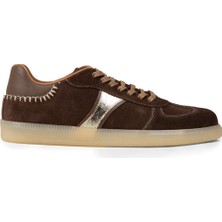 Deery Kadın Hakiki Süet Kahverengi Sneaker Ayakkabı - R2603ZKHVC01