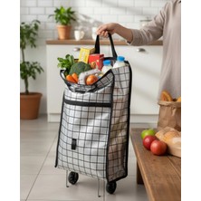 SHC4200 Mey Ithalat® Sağlam Gövdeli Sessiz Tekerlekli Pazar Market Çantası