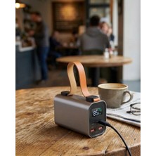 MidasTech 50000MAH Süper Fast Charge LED Işıklı Taşınabilir Power Bank Midiastech