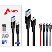 MidasTech Mikro USB Data Kablosu Samsung 2.4A ROYALEKS-AND-250 Nemere