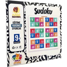 Feyza Design Ahşap Sudoku Zeka Oyuncağı 20X20 cm Eğitici ve Geliştirici
