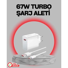 67 Watt Turbo Destekli Şarj Cihazı Honor 50 70 90 Uyumlu Midastech