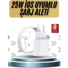 15/pro/pro Max 20W Ios Uyumlu Hızlı Şarj Aleti Adaptörlü Beyaz Midastech
