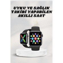 MidasTech Akıllı Saat Wireless Şarj Yüksek Çözünürlüklü Müzik Dinleme Sesli Cevaplama Midiastech