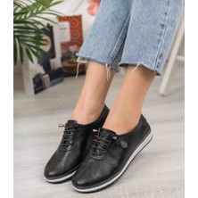 Ayakkabı Büyüsü Içi Hakiki Deri Ortopedik Yumuşak Kadın Ayakkabısı