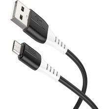 MidasTech Hoco X82 Micro USB To USB 2.4A Silikon Data ve Şarj KABLOSU-(5775) Midiastech