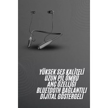 MidasTech 100 Saat Bluetooth Kulaklık Dijital Göstergeli Anc Özelliği Kablolu Midiastech
