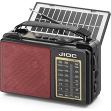 Marsilyan Çok Renkli̇ Nostalji̇k Kamp ve Outdoor Solar Şarjli Tws Hoparlör H807BTDS