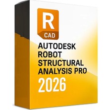 Autodesk Robot Structural Analysis Professional 2026 (Windows) - 1 Pc 1 Yıl Dijital Kod (Hemen Teslim)