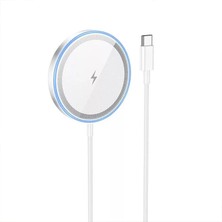 MidasTech Hoco CW53 15W Magsafe Kablosuz Wireless Stand  Hızlı Şarj CIHAZI-(5775) Midiastech