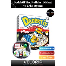 Feyza Design Eğitici Öğretici Dedektif Plus Oyunu - Zeka ve Koordinasyon Geliştirici