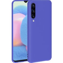 Büşra Ayhan Galaxy A30S Kılıf Zore Premier Silikon Kapak - Saks Mavi