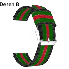 MidasTech 22MM Gear S3 Watch 4 -Gt2 GT2E 46MM Kayış Kordon Nylon Watch 3 45MM-(5775) Midiastech