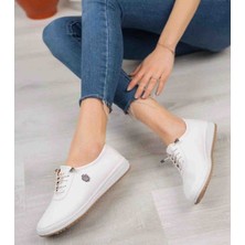 Ayakkabı Büyüsü Içi Hakiki Deri Ortopedik Yumuşak Kadın Ayakkabısı