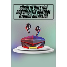 MidasTech Dokunmatik Kontrol Tws Işıklı Kulakiçi Bluetooth Kulaklık Kablosuz Oyuncu Kulaklığı Midiaste