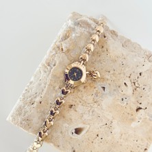 Vesce Atelier Kalp Kordon Charm Saat Lacivert