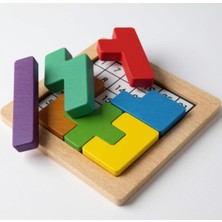 Feyza Design Pratik Zeka 2 Ahşap Akıl ve Mantık Oyunu - Eğitici Puzzle