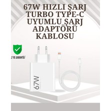 Type-C Uyumlu 67W Turbo Hızlı Şarj Aleti Akıllı Koruma Sistemli Midastech