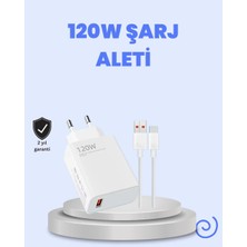 120 Watt Turbo Şarj Cihazı Xiaomi Redmi Note 10 11 12 Uyumlu Midastech