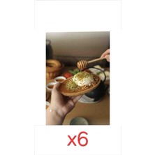 Bambum Billy Kahvaltılık Çerezlik Küçük 6'lı 18X11CM