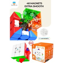 Feyza Design Manyetik 3x3 Zeka Küpü Profesyonel Speed Cube 4722