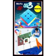 Feyza Design Moyu Meilong 3x3 Magnetik Rübik Küp 3m - Eğitici Zeka Oyunu