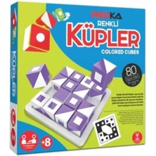 Feyza Design Renkli Küpler Akıl Zeka Mantık ve Strateji Oyunu