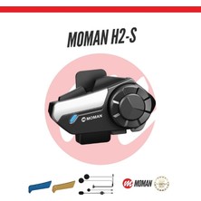 Moman H2S Motosiklet Bluetooth Interkom Seti