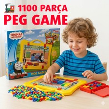 Direkstoktan Thomas & Friends Çivi Oyunu - 1100 Parça Eğitici Mozaik Seti / Thomas Ped Game 1100 Parça