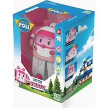 İsmiyle Al Robocar Poli Büyük Transforming Robot Amber
