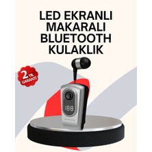 MidasTech Profesyonel Bluetooth Kulaklık – Klipsli Titreşimli Dijital Göstergeli Midiastech