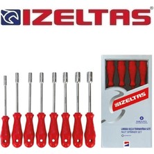 SHC4200 Mey Ithalat® Izeltaş Lokma Uçlu Tornavida Takımı 8 Parça