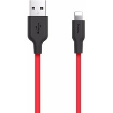 MidasTech Hoco X21 USB To iPhone Lightning 2A Silikon Hızlı Şarj ve Data KABLOSU-(5775) Midiastech