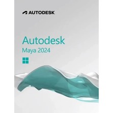Autodesk Maya 2024 (Windows) - 1 Pc 3 Yıl Dijital Lisans (Hemen Teslim)