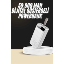 Hızlı Taşınabilir 50.000 Mah Powerbank LED Ekran Android ve Ios Uyumlu Midastech