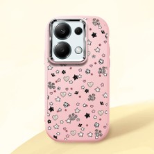 Ucuc Redmi Note 13 Pro 4g Uyumlu Darbe Emici Kamera Korumalı Pembe Silikon Kılıf