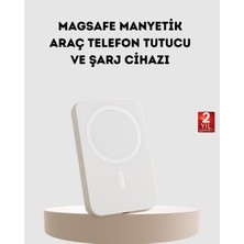 MidasTech 5000MAH Manyetik Powerbank – iPhone Serisi Için Taşınabilir Kablosuz Şarj Cihazı Midiastech