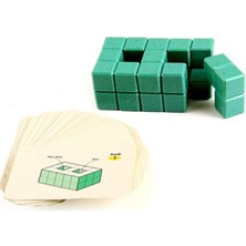 Feyza Design 3 Boyutlu Bloklar Zeka Oyunu - Eğitici Oyuncak (HIQ-014)