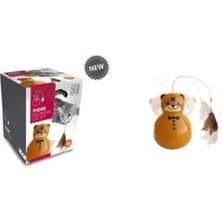 Feyza Design Sesli ve Pilli Kedi Interaktif Oyuncağı - Beyaz Renkli