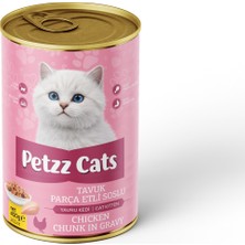 SHC4200 Petzzcats Tavuk Etli Yavru Konservesi 400 gr 1 Adet