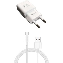 MidasTech Android Type-C Uçlu Hızlı Şarj Aleti 3.1A 1 Metre Kablolu Hızlı Şarj Cihazı Nemere