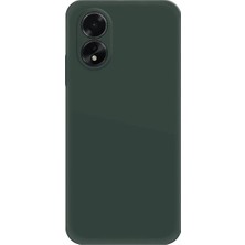 Magicool Oppo A38 Kılıf First Silikon - Koyu Yeşil