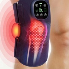 Azurtech Şarjlı Diz Masaj Aleti Titreşim ve Termal Etkili Hava Yastıklı Diz Masaj Cihazı