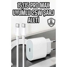 Ios Uyumlu Type-C Girişli Hızlı Şarj 15/15 Pro Max Adaptör ve Kablosu Midastech